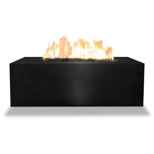 Starfire Designs Gravity Rectangle Powder Coated Steel Gas Fire Pit with Propane Tank Access Door Starfire Designs