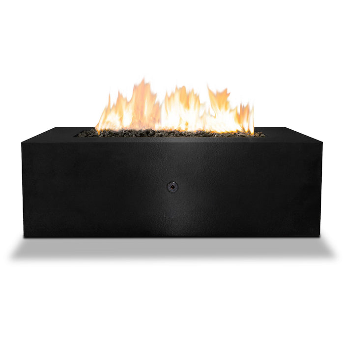 Starfire Designs Gravity Rectangle Powder Coated Steel Gas Fire Pit with Propane Tank Access Door Starfire Designs