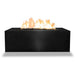 Starfire Designs Gravity Rectangle Powder Coated Steel Gas Fire Pit with Propane Tank Access Door Starfire Designs