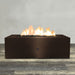 Starfire Designs Gravity Rectangle Powder Coated Steel Gas Fire Pit with Propane Tank Access Door Starfire Designs