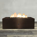 Starfire Designs Gravity Rectangle Powder Coated Steel Gas Fire Pit with Propane Tank Access Door Starfire Designs
