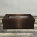 Starfire Designs Gravity Rectangle Powder Coated Steel Gas Fire Pit with Propane Tank Access Door Starfire Designs