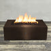 Starfire Designs Gravity Rectangle Powder Coated Steel Gas Fire Pit with Propane Tank Access Door Starfire Designs