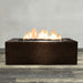 Starfire Designs Gravity Rectangle Powder Coated Steel Gas Fire Pit with Propane Tank Access Door Starfire Designs