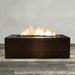 Starfire Designs Gravity Rectangle Powder Coated Steel Gas Fire Pit with Propane Tank Access Door Starfire Designs