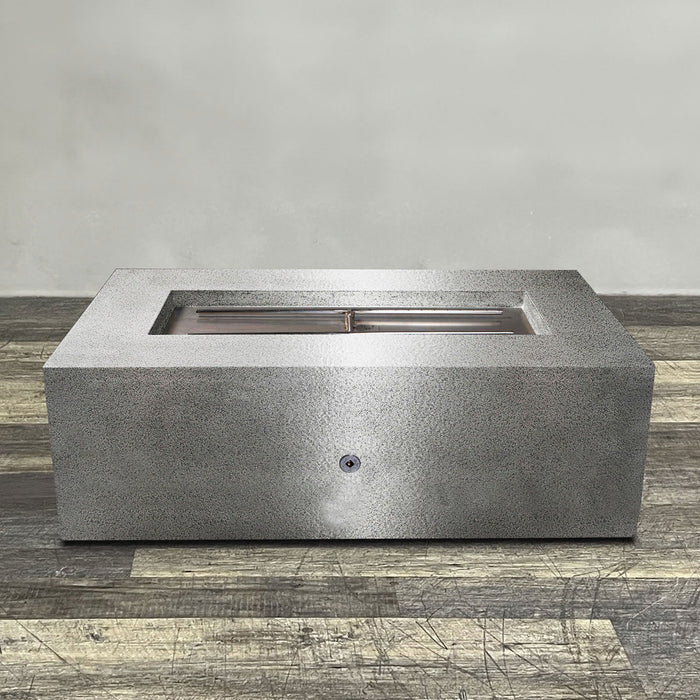 Starfire Designs Gravity Rectangle Powder Coated Steel Gas Fire Pit with Propane Tank Access Door Starfire Designs
