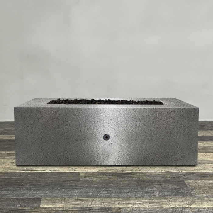 Starfire Designs Gravity Rectangle Powder Coated Steel Gas Fire Pit with Propane Tank Access Door Starfire Designs