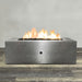 Starfire Designs Gravity Rectangle Powder Coated Steel Gas Fire Pit with Propane Tank Access Door Starfire Designs