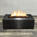 Starfire Designs Gravity Rectangle Powder Coated Steel Gas Fire Pit with Propane Tank Access Door Starfire Designs