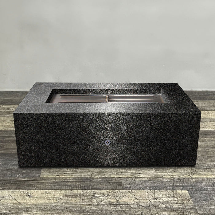 Starfire Designs Gravity Rectangle Powder Coated Steel Gas Fire Pit with Propane Tank Access Door Starfire Designs