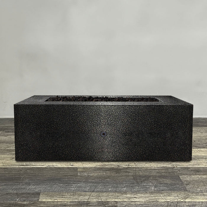 Starfire Designs Gravity Rectangle Powder Coated Steel Gas Fire Pit with Propane Tank Access Door Starfire Designs