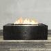 Starfire Designs Gravity Rectangle Powder Coated Steel Gas Fire Pit with Propane Tank Access Door Starfire Designs