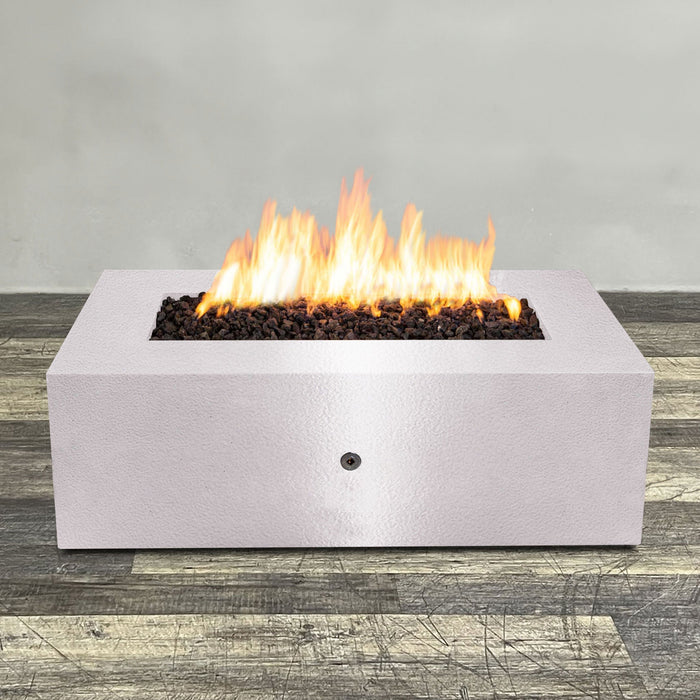 Starfire Designs Gravity Rectangle Powder Coated Steel Gas Fire Pit with Propane Tank Access Door Starfire Designs
