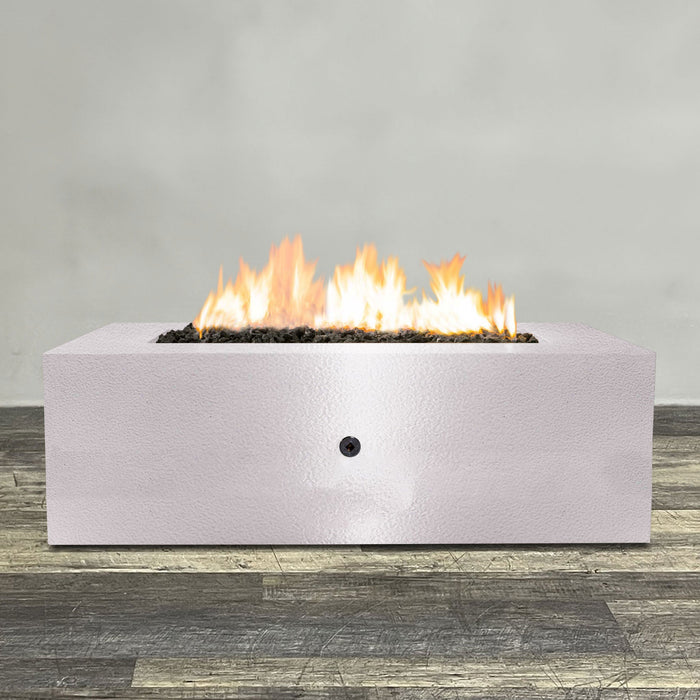 Starfire Designs Gravity Rectangle Powder Coated Steel Gas Fire Pit with Propane Tank Access Door Starfire Designs