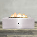 Starfire Designs Gravity Rectangle Powder Coated Steel Gas Fire Pit with Propane Tank Access Door Starfire Designs