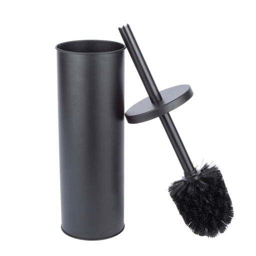 Utility Sink Toilet Brush and Holder (Matte Black Finish) Bathroom Fixture