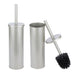 Utility Sink Toilet Brush and Holder, 2-Pack (Brushed Nickel Finish) Bathroom Fixture