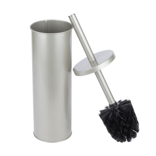 Utility Sink Toilet Brush and Holder (Brushed Nickel Finish) Bathroom Fixture