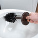 Utility Sink Toilet Brush and Holder (Bronze Finish) Bathroom Fixture - Lifestyle View