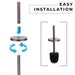 Utility Sink Toilet Brush and Holder (Bronze Finish) Bathroom Fixture - View 9