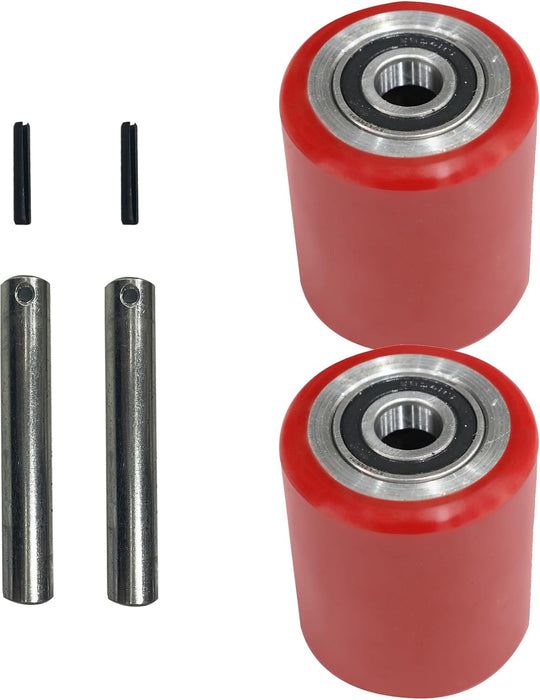 Xilin part 3 in. x 3.66 in. Polyurethane Load Wheel Set for Electric Pa view 2