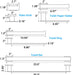 wonderland shower inc Luxurious 4-Piece Brass Polished Gold Bathroom Hardware Set: Towel... Shower Accessory - Detail View