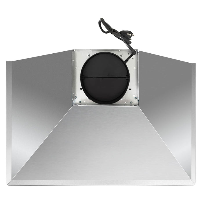 Cosmo 4-Piece Appliance Package - 30-Inch Dual Fuel Range, Wall Mount Range Hood, Dishwasher and Refrigerator in Stainless Steel (COS-4PKG-181) Cosmo