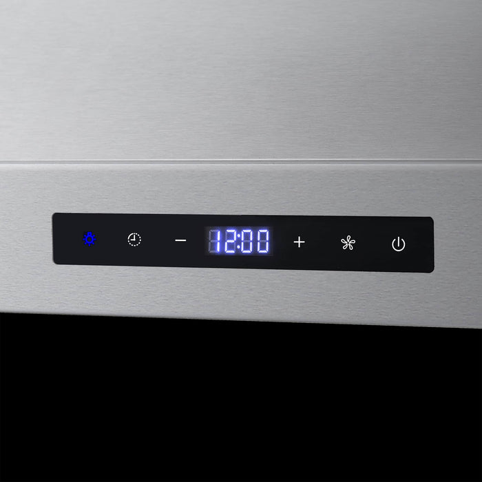 Cosmo 4-Piece Appliance Package - 30-Inch Gas Range, Wall Mount Range Hood, Dishwasher and Refrigerator with Water Dispenser in Stainless Steel (COS-4PKG-655) Cosmo