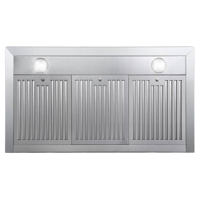 Cosmo 4-Piece Appliance Package - 36-Inch Dual Fuel Range, Wall Mount Range Hood, Dishwasher and Refrigerator in Stainless Steel (COS-4PKG-061) Cosmo