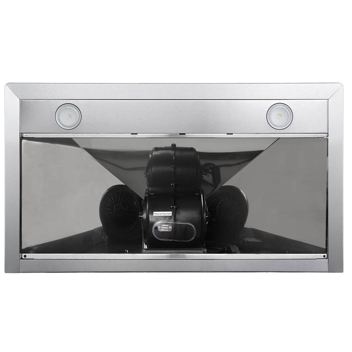 Cosmo 4-Piece Appliance Package - 36-Inch Dual Fuel Range, Wall Mount Range Hood, Dishwasher and Refrigerator with Water Dispenser in Stainless Steel (COS-4PKG-673) Cosmo