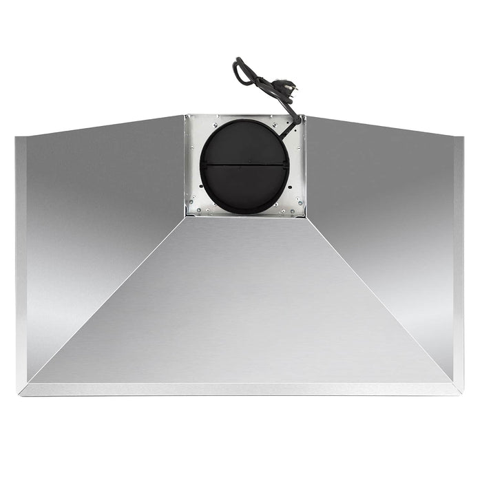 Cosmo 4-Piece Appliance Package - 36-Inch Dual Fuel Range, Wall Mount Range Hood, Dishwasher and Refrigerator in Stainless Steel (COS-4PKG-205) Cosmo