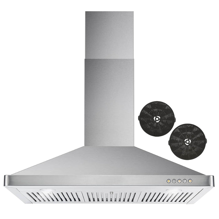 Cosmo 36-Inch Ductless Wall Mount Range Hood in Stainless Steel (COS-63190-DL) Cosmo