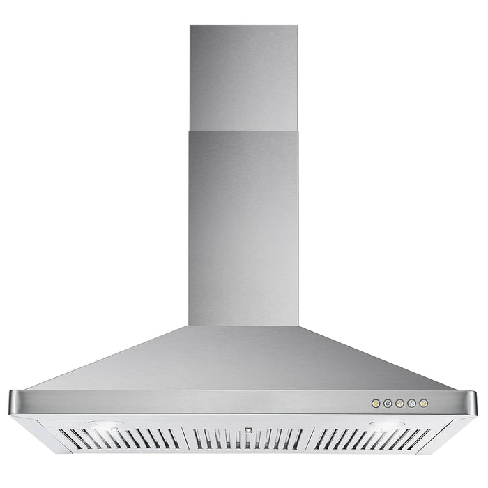 Cosmo 4 - Piece Appliance Package - 36-Inch Gas Range, Wall Mount Range Hood, Dishwasher, and Refrigerator in Stainless Steel (COS-4PKG-003) Cosmo