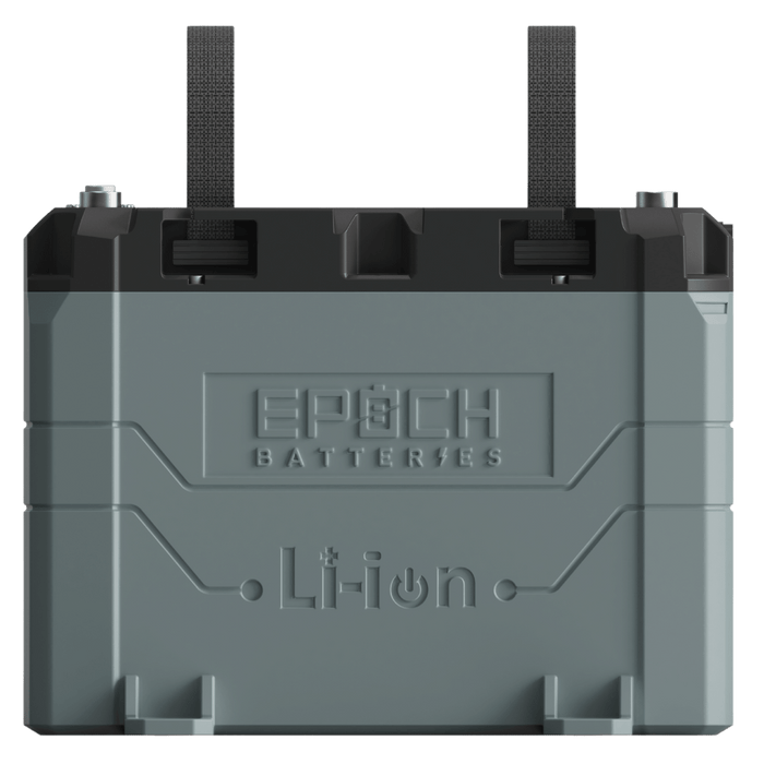 Epoch 24V 100Ah LiFePO4 battery — packaging and unboxing
