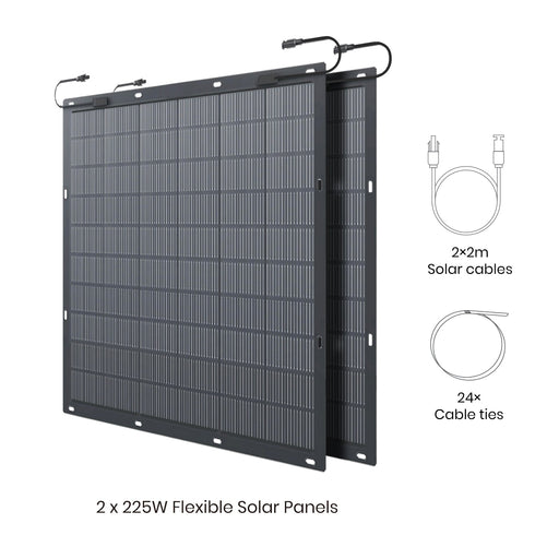 FlexSolar Flexsolar® FlexWatt 450W/900W Balcony Solar Power System