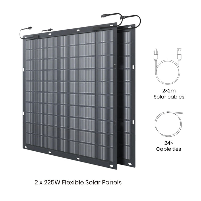 FlexSolar Flexsolar® FlexWatt 450W/900W Balcony Solar Power System