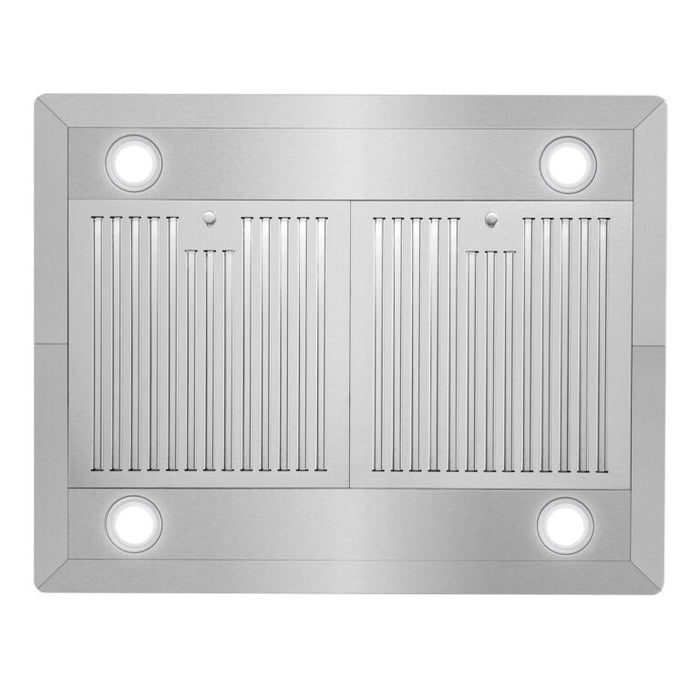 Cosmo 4-Piece Appliance Package - 30-Inch Dual Fuel Range, Island Range Hood, Dishwasher and Refrigerator in Stainless Steel (COS-4PKG-046) Cosmo