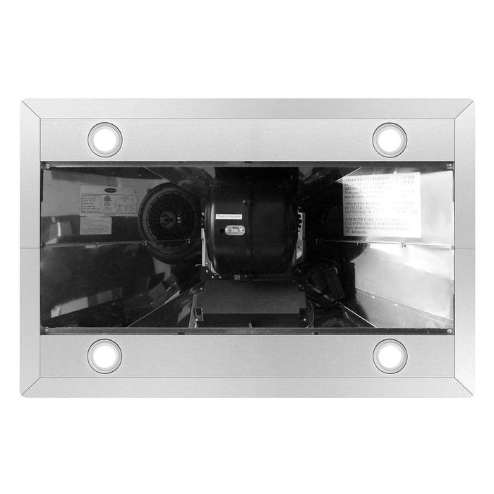 Cosmo 4-Piece Appliance Package - 36-Inch Dual Fuel Range, Island Range Hood, Dishwasher and Refrigerator in Stainless Steel (COS-4PKG-208) Cosmo