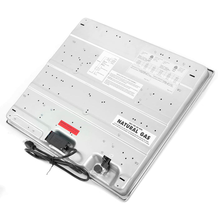 Cosmo 24-Inch Gas Cooktop with 4 Burners in Stainless Steel (COS-640STX-E) Cosmo