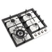 Cosmo 24-Inch Gas Cooktop with 4 Burners in Stainless Steel (COS-640STX-E) Cosmo
