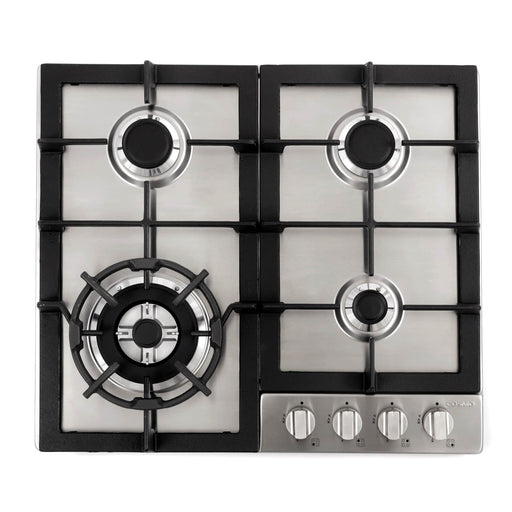 Cosmo 24-Inch Gas Cooktop with 4 Burners in Stainless Steel (COS-640STX-E) Cosmo