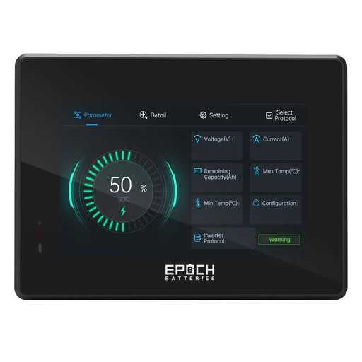 Epoch Batteries Pro Series - 5" Touch Screen Display — front view