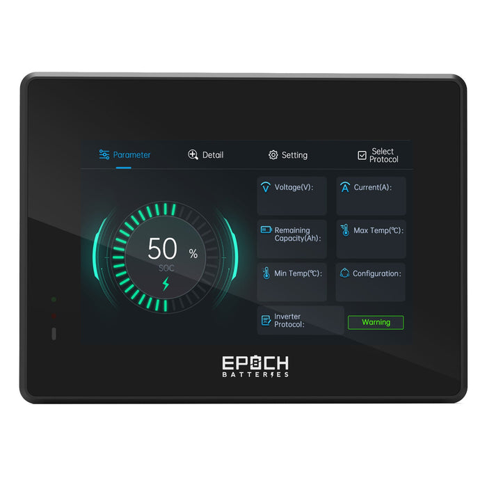 Epoch Batteries Pro Series - 5" Touch Screen Display — front view