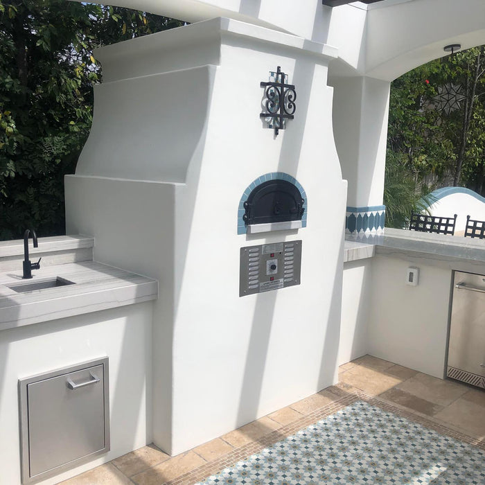 Chicago Brick Oven 750 Hybrid Pizza Oven DIY Kit (Residential) | Dual-Fuel (Gas and Wood)