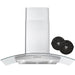 Cosmo 4-Piece Appliance Package - 36-Inch Dual Fuel Range, Wall Mount Range Hood, Dishwasher and Refrigerator in Stainless Steel (COS-4PKG-204) Cosmo