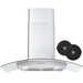 Cosmo 4-Piece Appliance Package - 36-Inch Dual Fuel Range, Wall Mount Range Hood, Dishwasher and Refrigerator in Stainless Steel (COS-4PKG-672) Cosmo