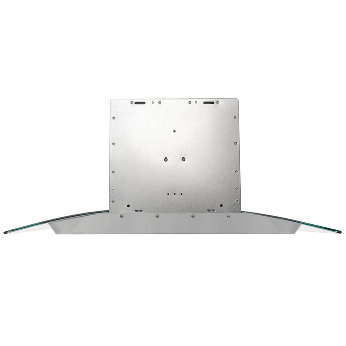 Cosmo 30-Inch 380 CFM Ductless Wall Mount Range Hood in Stainless Steel with Tempered Glass (COS-668AS750-DL) Cosmo