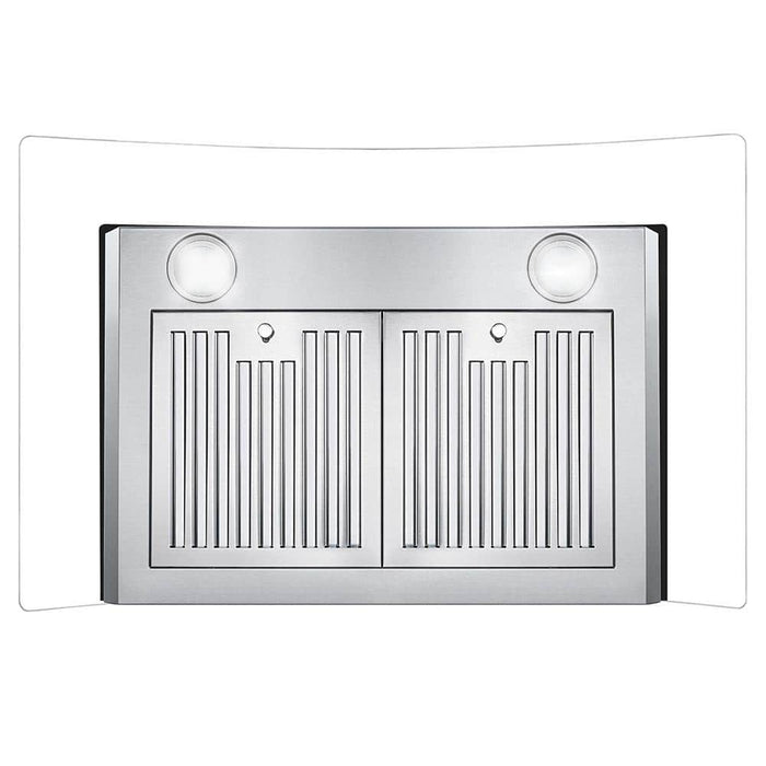 Cosmo 4-Piece Appliance Package - 30-Inch Dual Fuel Range, wall Mount Range Hood, Dishwasher and Refrigerator in Stainless Steel (COS-4PKG-044) Cosmo