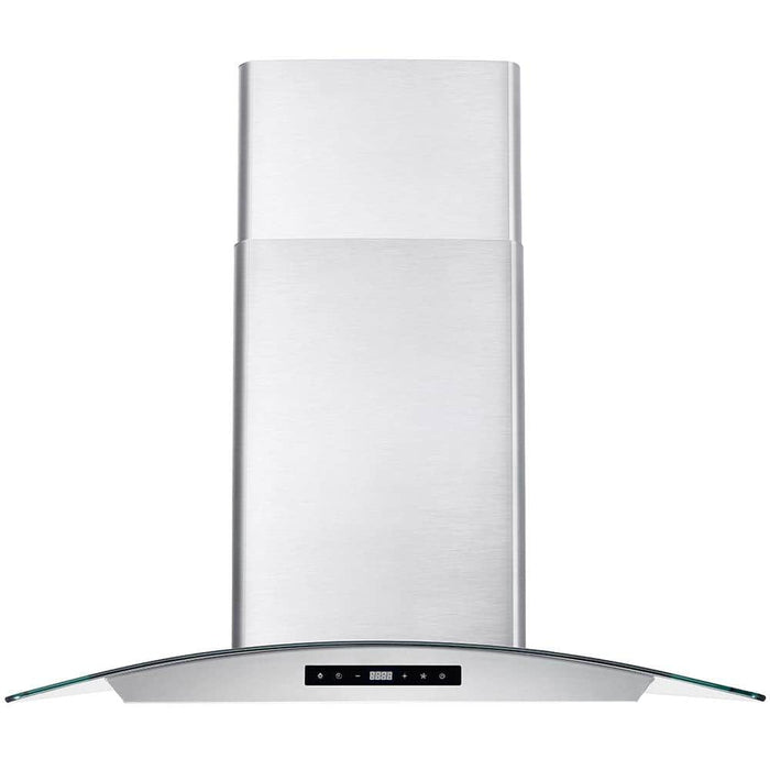 Cosmo 4-Piece Appliance Package - 30-Inch Gas Range, Wall Mount Range Hood, Dishwasher and Wine Cooler in Stainless Steel (COS-4PKG-098) Cosmo