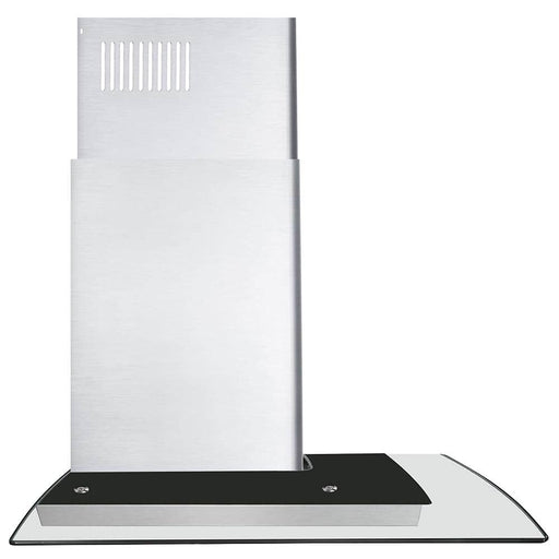 Cosmo 30-Inch 380 CFM Ductless Wall Mount Range Hood in Stainless Steel with Tempered Glass (COS-668AS750-DL) Cosmo
